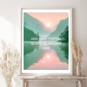 Erstelle Deinen Eigenen Motivationsspruch - See-Be Poster