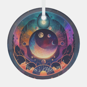 Erstelle deinen eigenen mystischen Regenbogen-Halb Ornament Aus Glas