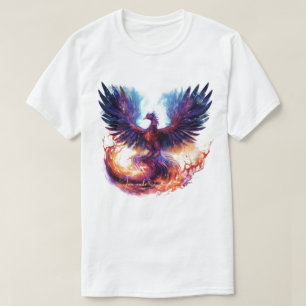 Erstelle deinen eigenen mythischen Phönix-Feuer-Vo T-Shirt