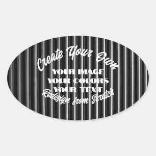 Erstelle Deinen eigenen Ovaler Aufkleber