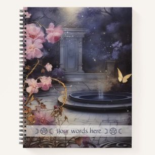 Erstelle Deinen Eigenen Rosa Rosen Gothic Gartenbr Notizbuch