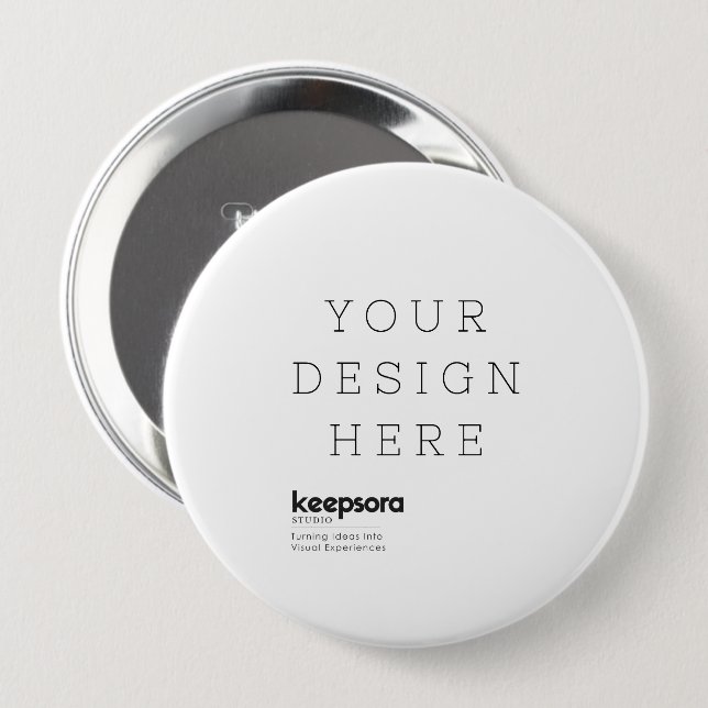 Erstelle deinen eigenen runden 10 cm button (Vorne & Hinten)