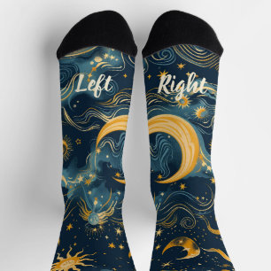 Erstelle deinen eigenen schwärmerischen Sonnen- un Socken