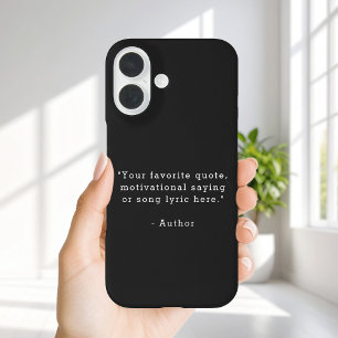 Erstelle Deinen Eigenen Spruch iPhone 16 Hülle