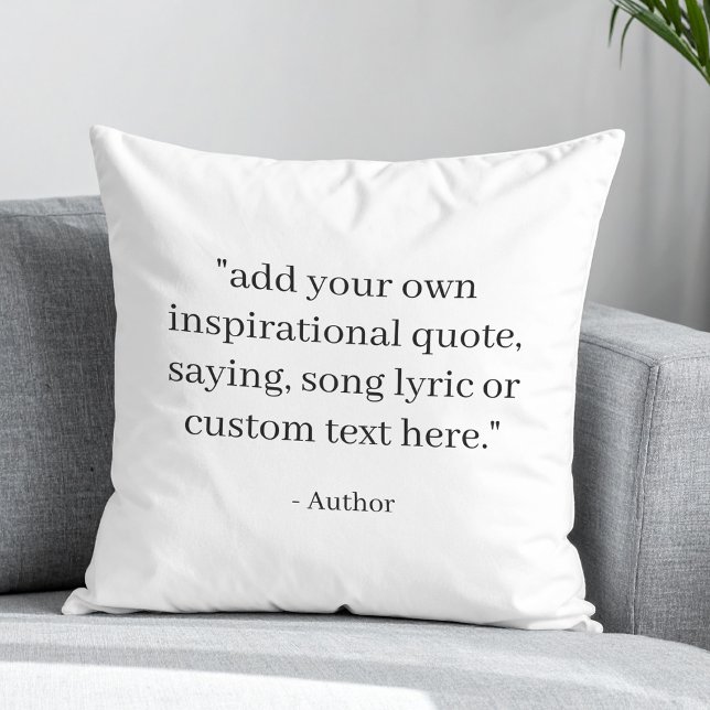 Erstelle Deinen Eigenen Spruch Kissen (Von Creator hochgeladen)