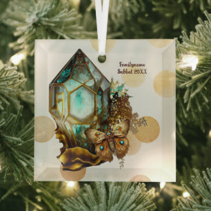 Erstelle deinen eigenen Steampunk-Schmetterlingskr Ornament Aus Glas