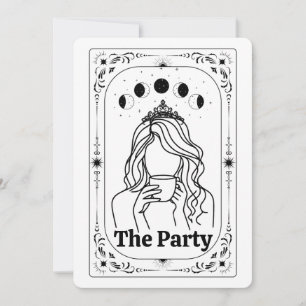 Erstelle Deinen Eigenen Tarot Mystischen Himmelsmo Einladung