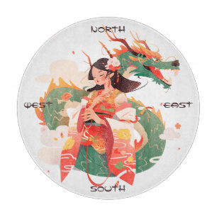 Erstelle deinen eigenen träumerischen Jade-chinesi Schneidebrett