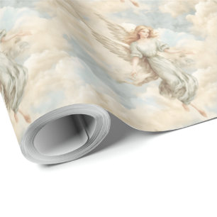 Erstelle Deinen eigenen Vintage Friedensengel Geschenkpapier