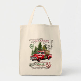 Erstelle deinen eigenen Weihnachts-LKW-Geschenksac Tragetasche