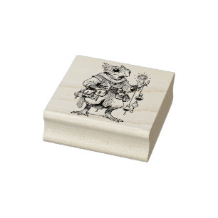 Erstelle Deinen eigenen weisen Leguan-Schamanen Gummistempel