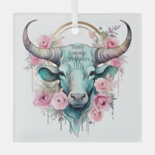 Erstelle deinen eigenen wunderschönen Stier-Zodiac Ornament Aus Glas