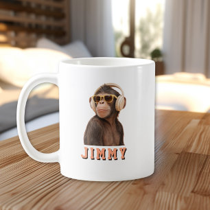 Erstelle Deinen Eigenen Zitat Custom Monkey Kaffeetasse