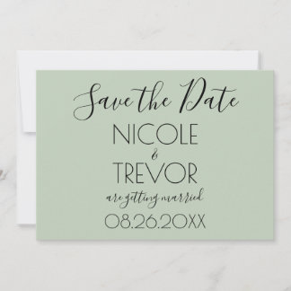 Erstelle Deines - Einfach Personalisiert Save The Date
