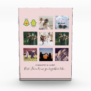 Erstelle eigenes BFF-Foto-Collage-Geschenk - Vegan Fotoblock