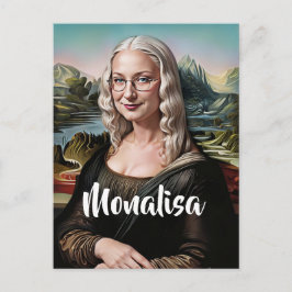 Erstelle ein benutzerdefiniertes lustiges Gesicht Postkarte