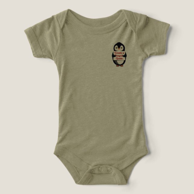 Erstelle ein Pinguin-Zitat (Design Vorderseite)