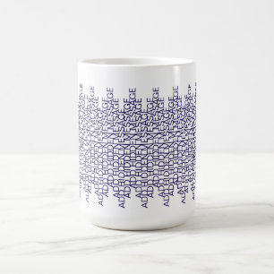 Erstelle eine coole trendige benutzerdefinierte ge kaffeetasse