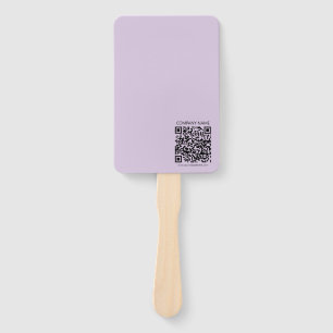 Erstelle einen QR-Code   Blasslila Violett Fächer