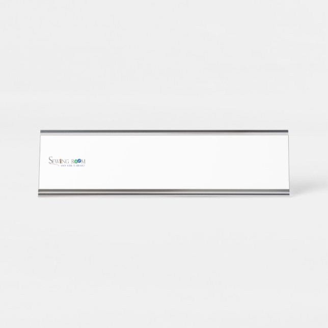 Erstelle Schreibtischnamensplakette (Vorderseite )