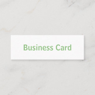 Erstelle selbst 3,0" x 1,0" mini visitenkarte