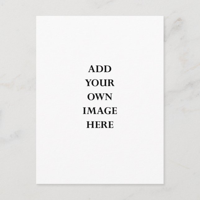 Erstelle selbst feiertagspostkarte (Vorderseite)