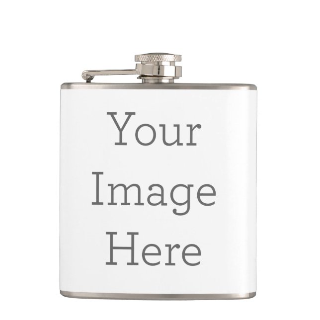 Flachmann mit Vinylhülle (Vorderseite)