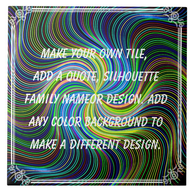 ERSTELLE SELBST FLIESE (Vorderseite)