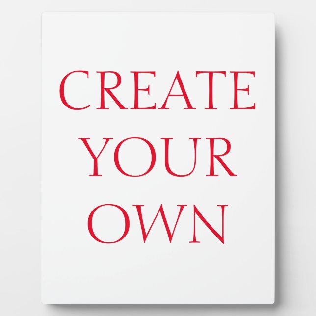 ERSTELLE SELBST FOTOPLATTE (Vorderseite)