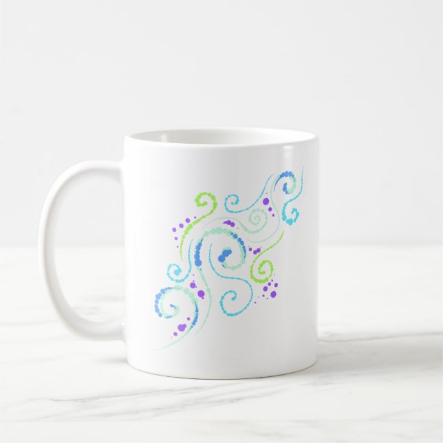 Erstelle! Wirbles Design Frauen Kaffeetasse (Links)