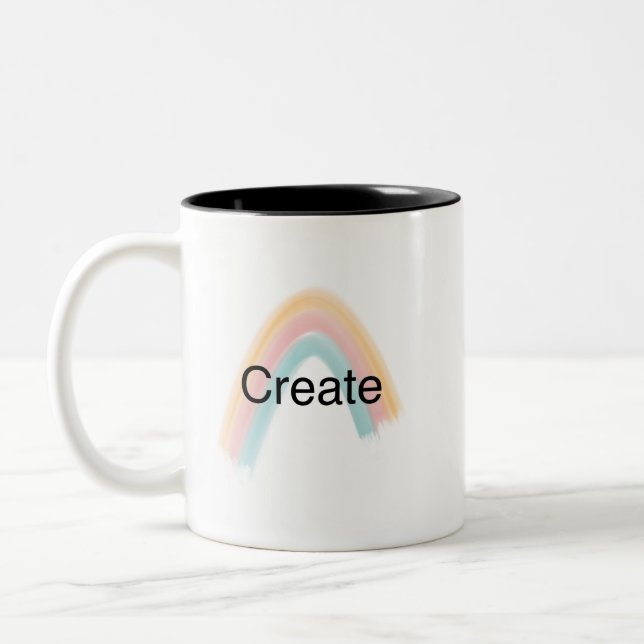 Erstelle Zweifarbige Tasse (Links)