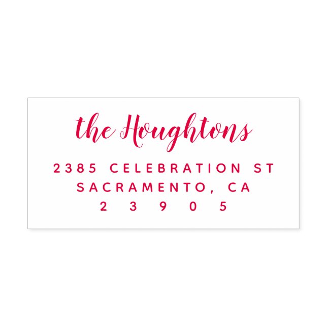 Erstellen der SkriptRücksendeadresse für Familienn Permastempel (Design)