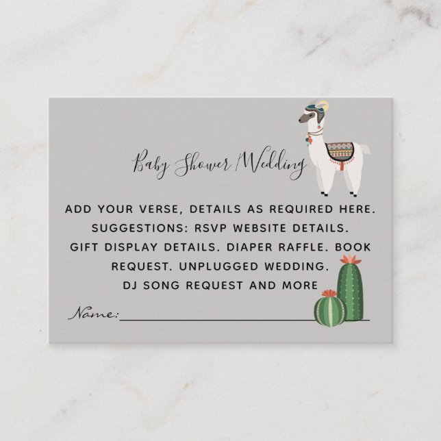 Erstellen eigener Ereignisdetails Beilagen - Alpac Begleitkarte (Vorderseite)