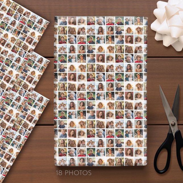 Erstellen einer benutzerdefinierten FotoCollage mi Geschenkpapier Set (Custom Photo Wrapping Paper)