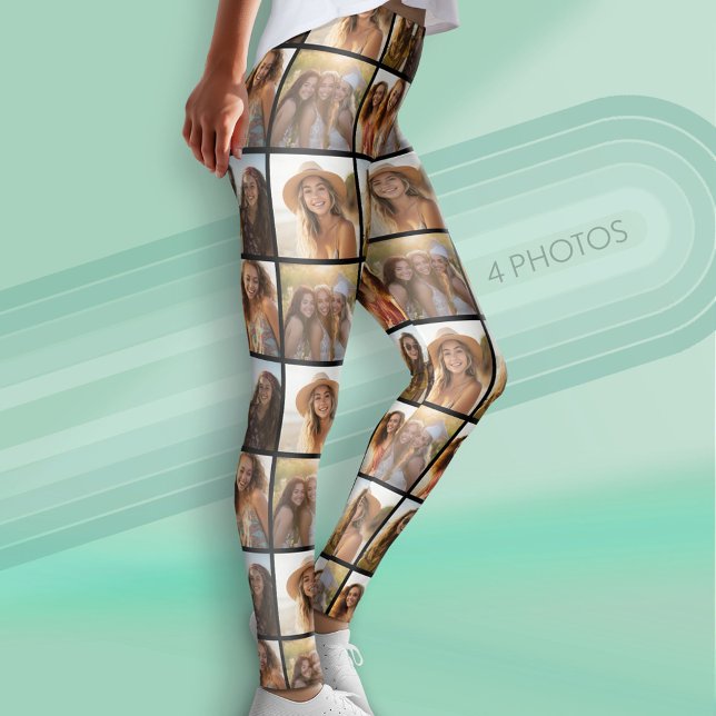 Erstellen einer benutzerdefinierten FotoCollage mi Leggings (Custom Leggings with 4 Photos)