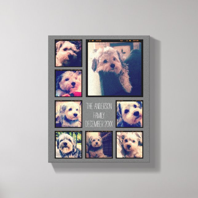 Erstellen einer benutzerdefinierten FotoCollage mi Leinwanddruck (Vorderseite)