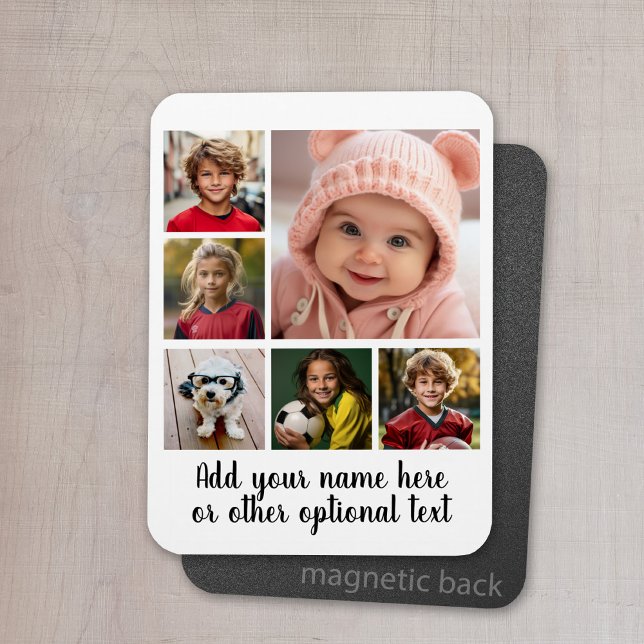 Erstellen einer benutzerdefinierten FotoCollage mi Magnet (Personalized magnet with photo collage and text)