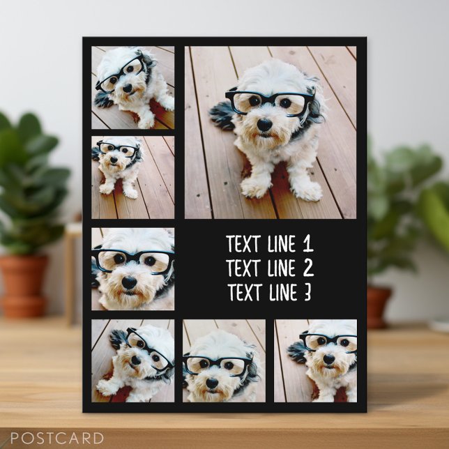 Erstellen einer benutzerdefinierten FotoCollage mi Postkarte (Personalized Photo Postcard)