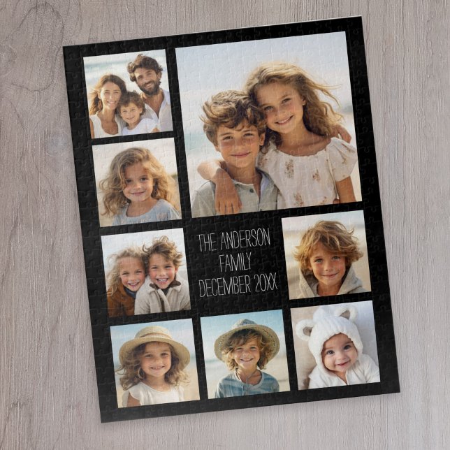 Erstellen einer benutzerdefinierten FotoCollage mi Puzzle (8 photo personalized puzzle)