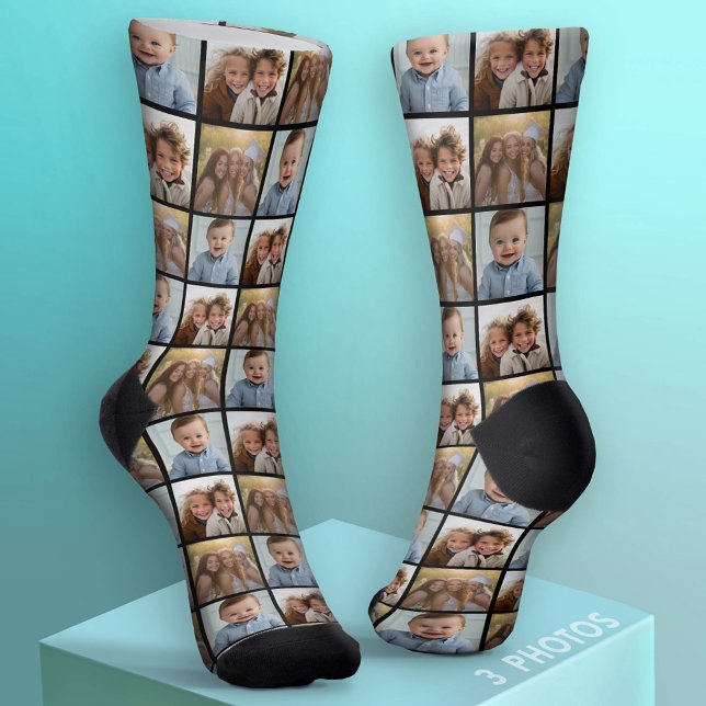Erstellen einer benutzerdefinierten FotoCollage mi Socken (Custom Photo Socks - add a Photo Collage)