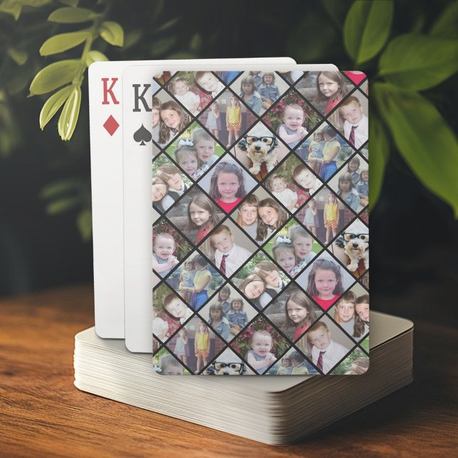 Erstellen einer benutzerdefinierten FotoCollage mi Spielkarten (Custom Poker Playing Cards)