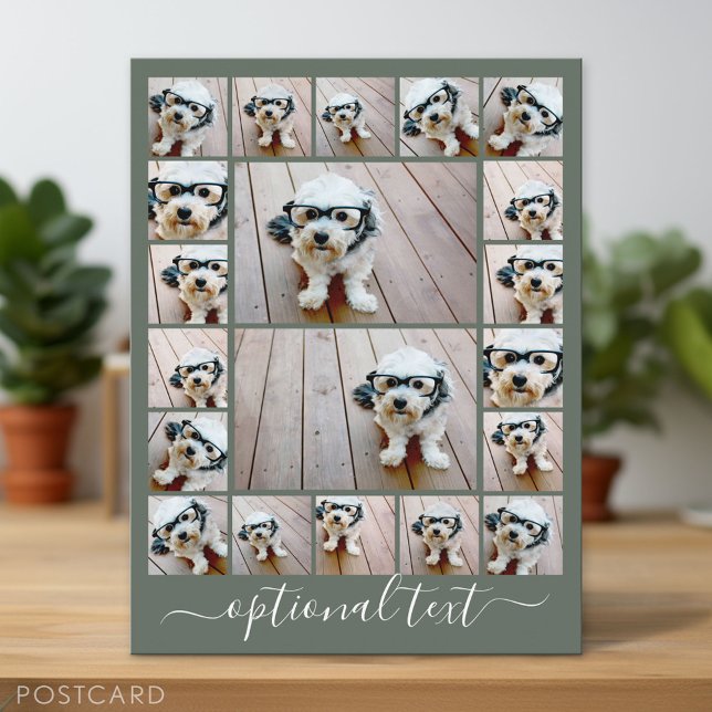 Erstellen einer benutzerdefinierten FotoCollage -  Postkarte (Photo Postcard - Customize with your pictures)