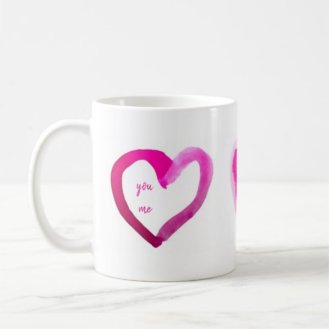Erstellen einer benutzerdefinierten Liebe-Tasse du Kaffeetasse (Links)