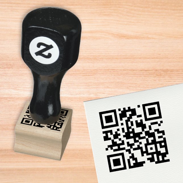 Erstellen einer benutzerdefinierten QR-Code-scanne Gummistempel (Create Custom QR Code Scannable Website Address Rubber Stamp)