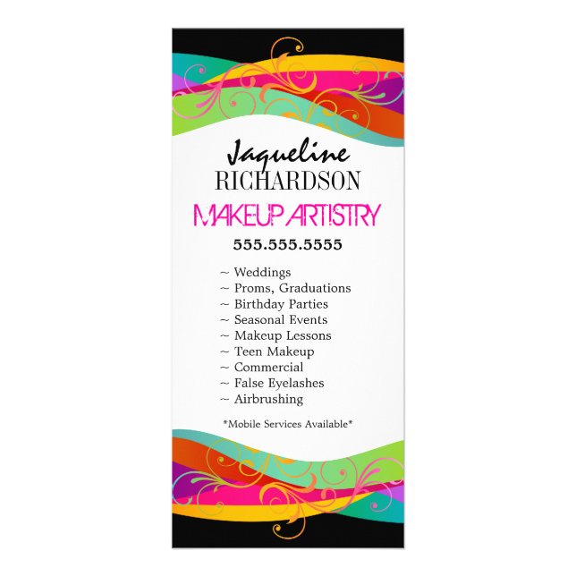 Erstellen einer benutzerdefinierten Rackkarte für  Werbekarte (Vorne)