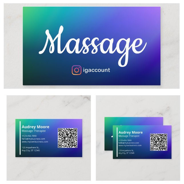 Erstellen einer Beruflichen Chiropraktischen Reiki Visitenkarte (Create Professional Chiropractic Reiki Massage Business Card
)