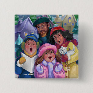 Erstellen einer Caroling-Illustration Button