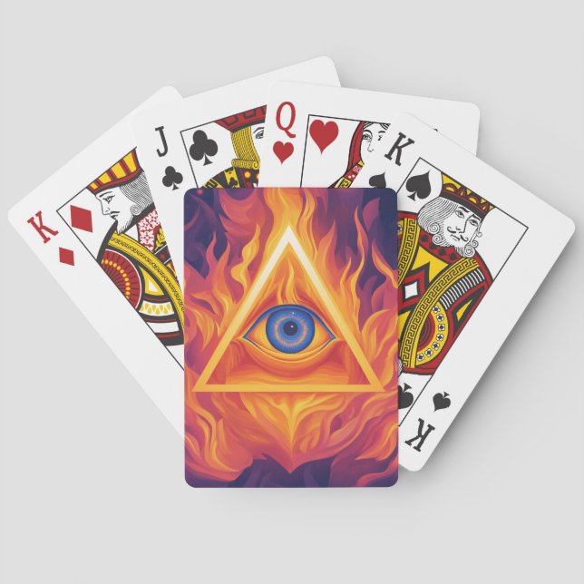 Erstellen einer dynamischen und futuristischen Abb Spielkarten (Rückseite)