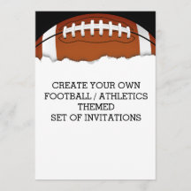 Erstellen einer Fußball-Einladung