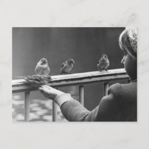 Erstellen einer geordneten Warteschlange Postkarte